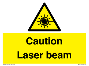 Caution Laser beam